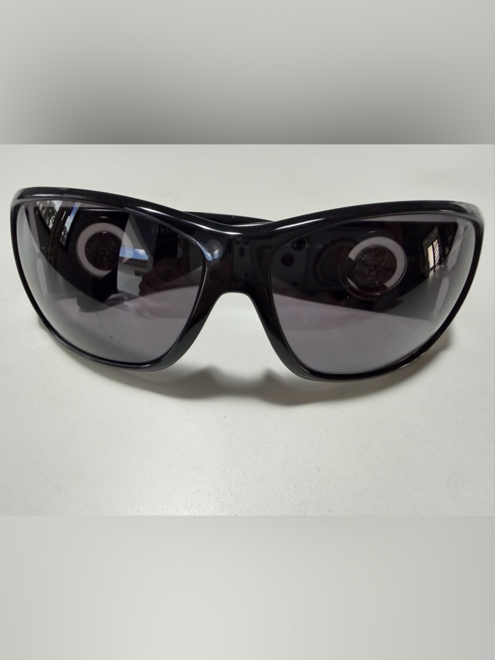 Authentic Versace 4105 Both sides Medusa Emblems Wrap Black Sunglasses - Picture 2 of 12